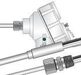 Type J thermocouple with ATEX and IECEx certification for safe use in hazardous environments